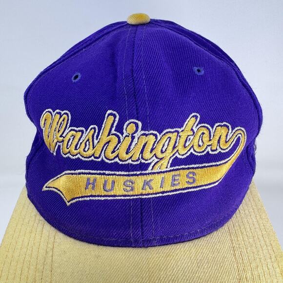 Vintage Washington Huskies Hat Cap Snap Back NCAA Football Starter 90s - Picture 5 of 11